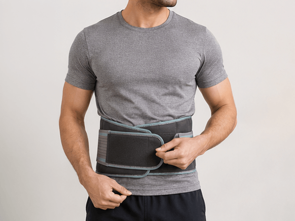 Lumbar Support Belt being worn 2